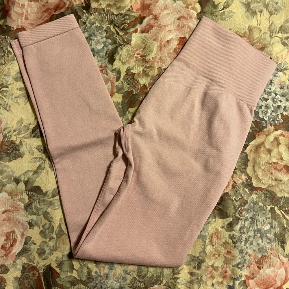 Bo and Tee Pink Leggings Medium